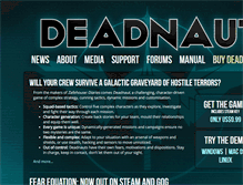 Tablet Screenshot of deadnaut.com